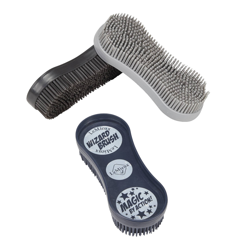 LeMieux Wizard Brush Trio - Navy/Grey/Black-1